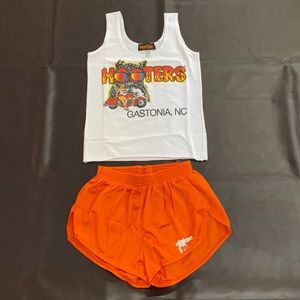 Vintage Hooters Gastonia, NC uniform size small top and bottoms
